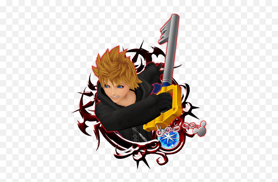 Roxas A - Kingdom Hearts Xion Medal Png,Roxas Png