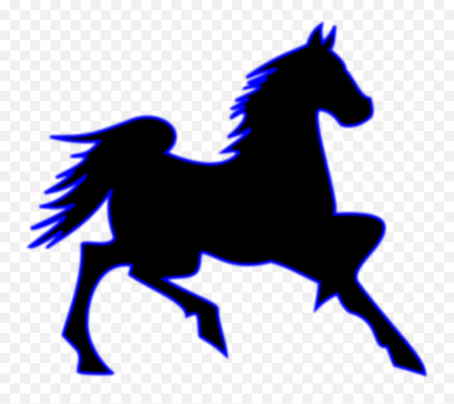Horse Run Stop - Transparent Background Horse Images Clip Art Png,Unicorn Silhouette Png
