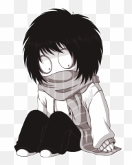 Jeff The Killer Kawaii Png - Chibi Drawing Jeff The Killer,Jeff Kaplan Png