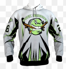 Puck Buddies White Hoodie - Long Sleeve Png,White Hoodie Png