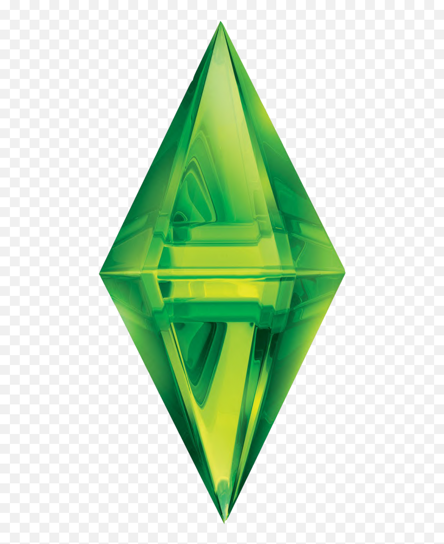 Download Sims Green Triangle Free Hq - Sims 3 Plumbob Png,Green Triangle Png