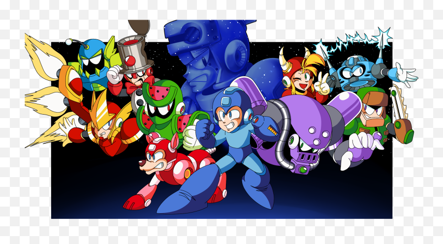 Fan - Mega Man Y 1 Png,Mega Man 11 Logo