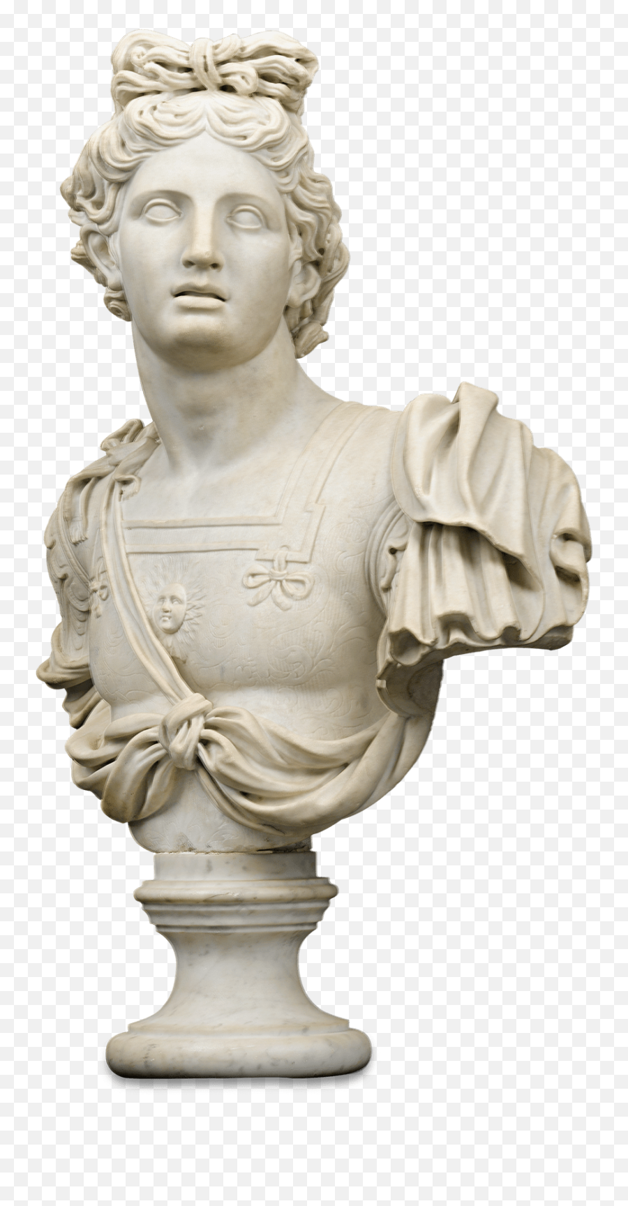 Marble Bust Of Apollo - Art Bust Png,Greek Bust Png