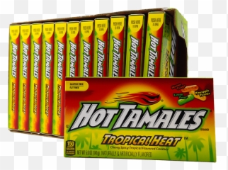 Hot Tamales Tropical Heat Theater Box - Horizontal Png,Hot Tamales Logo