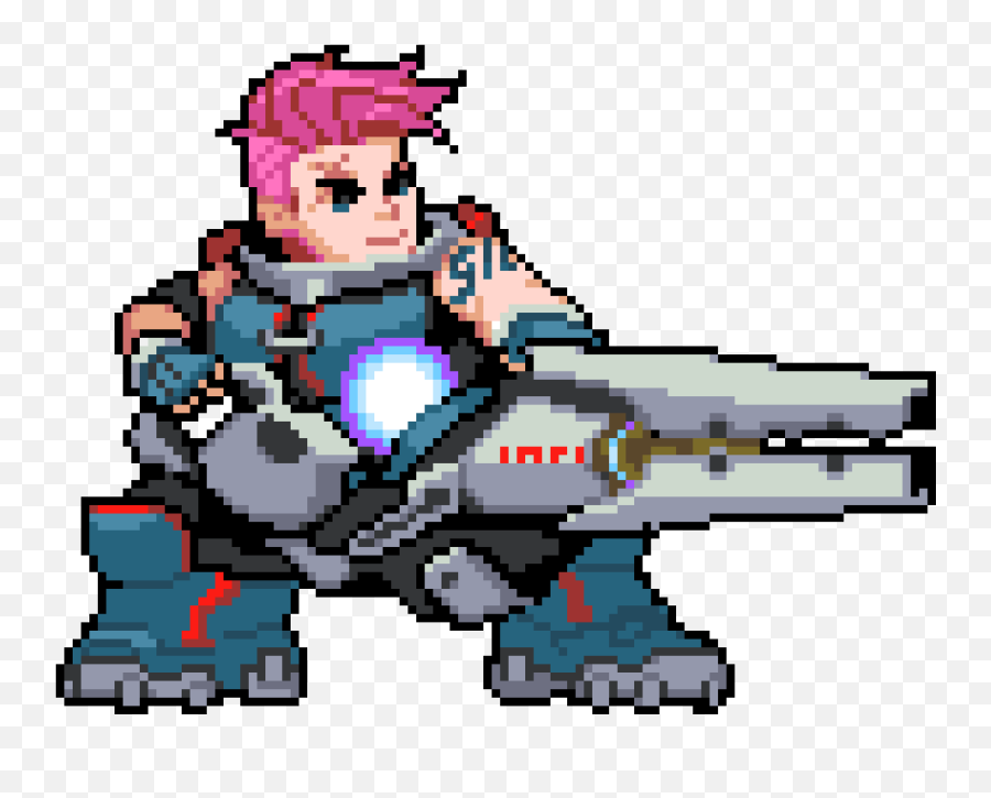 Pixilart - Overwatch Zarya Pixel Spray Png,Zarya Transparent