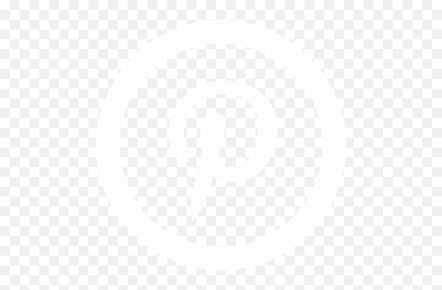 White Pinterest 5 Icon - Charing Cross Tube Station Png,Pinterest Logo No Background
