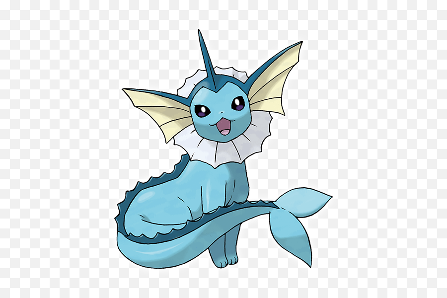 Vaporeon - Vaporeon Pokemon Eevee Evolution Png,Vaporeon Transparent