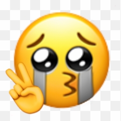 Mirror Emoji Peace Iphone Sticker Png