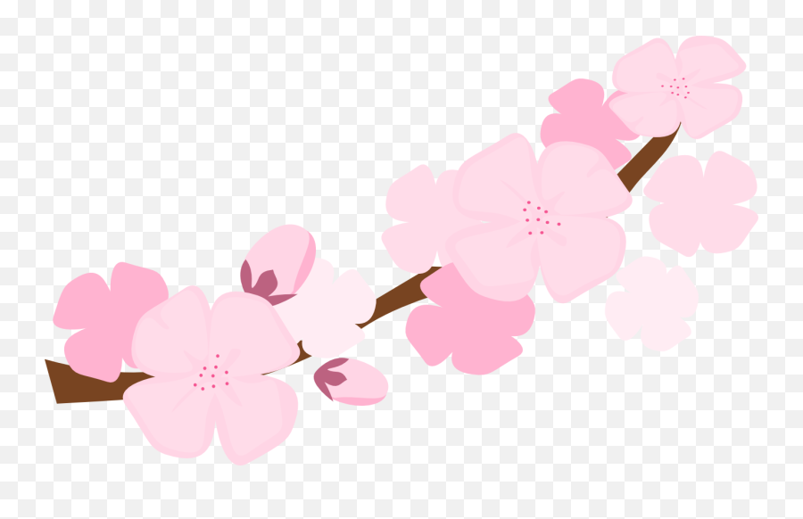 10 Sakura Blossom Clipart Symbol Free Clip Art Stock - Cherry Blossoms Clipart Png,Sakura Png