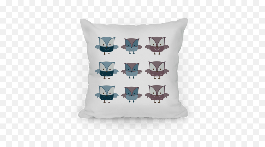 Cute Owls Pillows Lookhuman - Decorative Png,Cute Owl Png