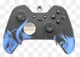 Blue Flame Png - Blue Flame Xbox One Elite Controller And Black