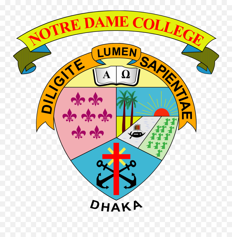 Notre Dame College Dhaka - Wikipedia Notre Dame College Dhaka Logo Png,Notre Dame Logo Png