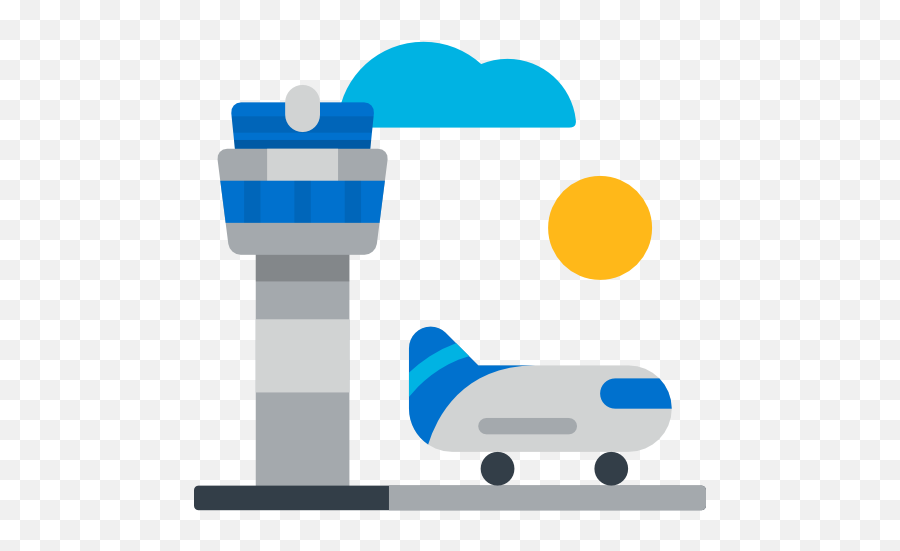 Airport - Airport Icon With Color Png,Aiport Icon