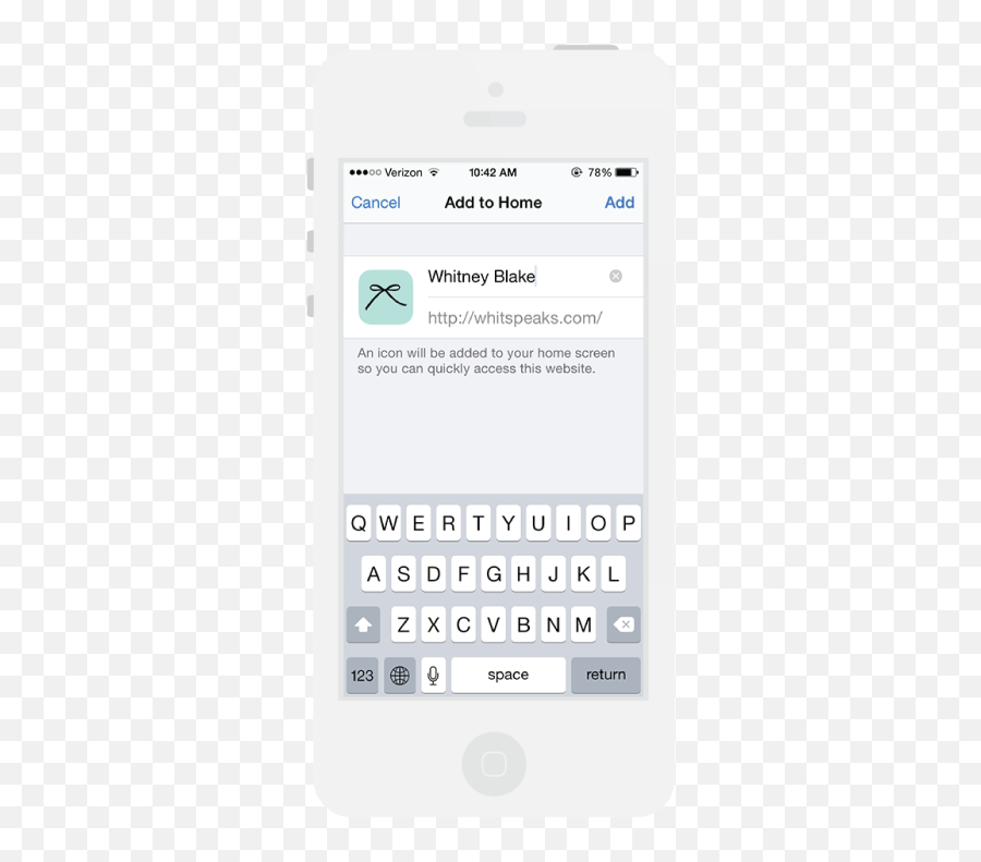 How To Create A Custom Ios Blog Icon Whitney Blake - Iphone Png,Am Icon