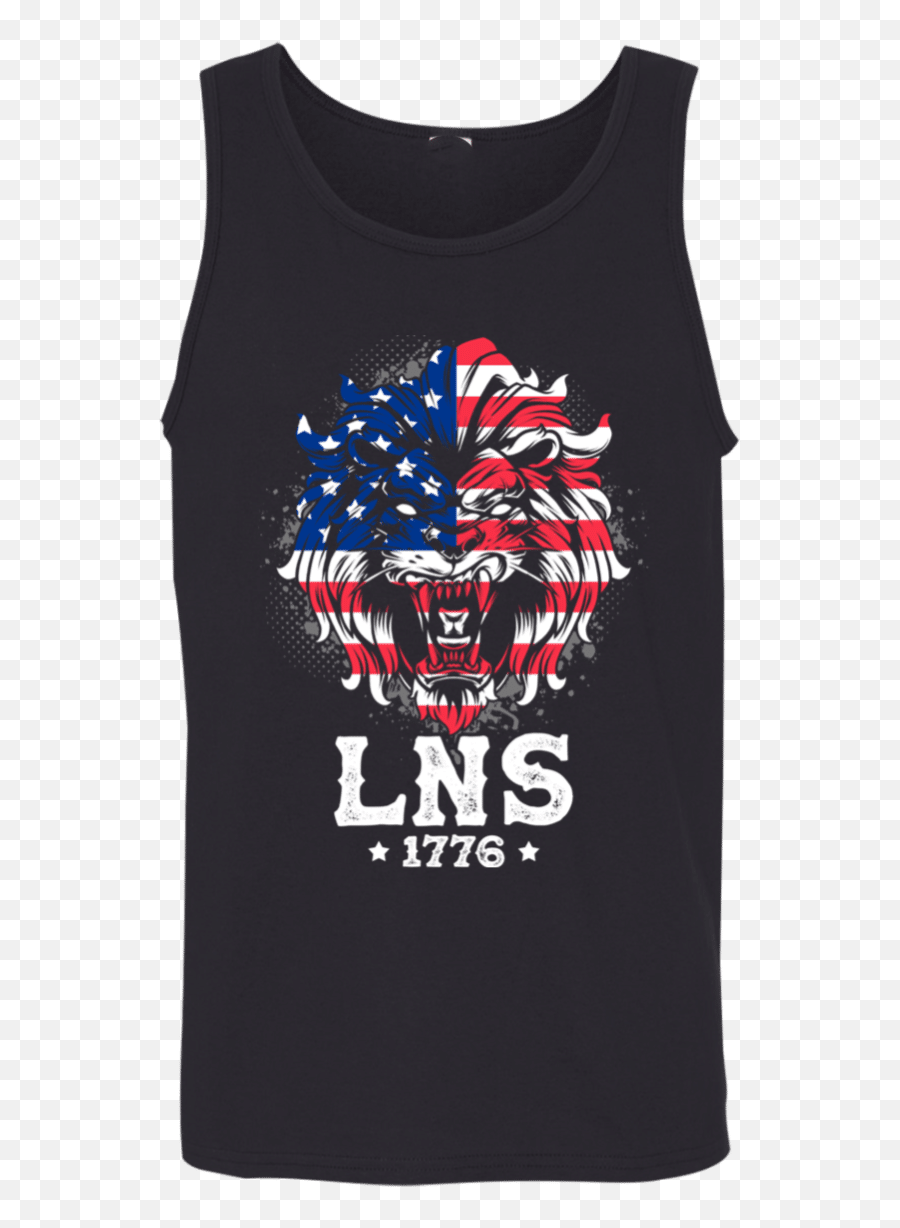 Lion Not Sheep Lns 1776 Tank American Patriot Party - Sleeveless Png,Sheep With Wings Icon