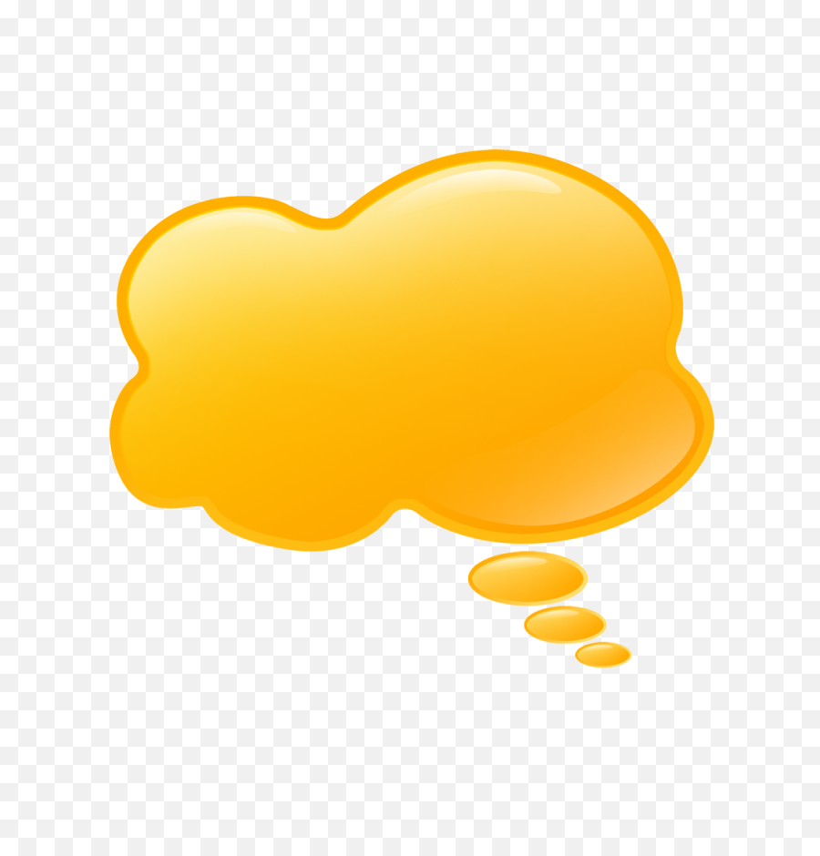 Hd Thinking F C - Yellow Thought Bubble Png Transparent Color Thought Bubble Png,Thinking Bubble Png