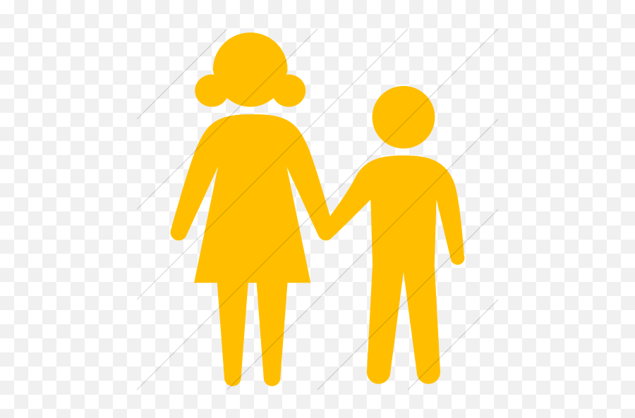 Iconsetc Simple Yellow Ocha Humanitarians People Children Icon - Stop Child Marriage Logo Png,Kid Icon