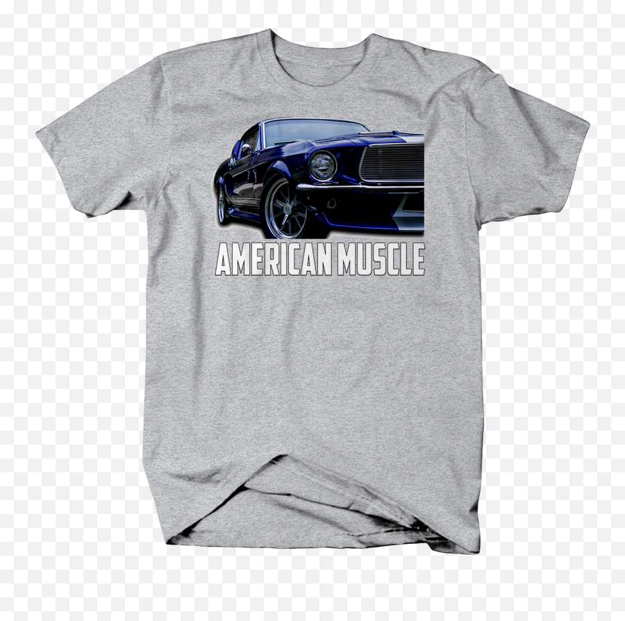 American Muscle Hotrod Mustang Gt T - Shirt For Men Large T Shirt Dog Cavalier King Charles Png,American Icon The Muscle Car