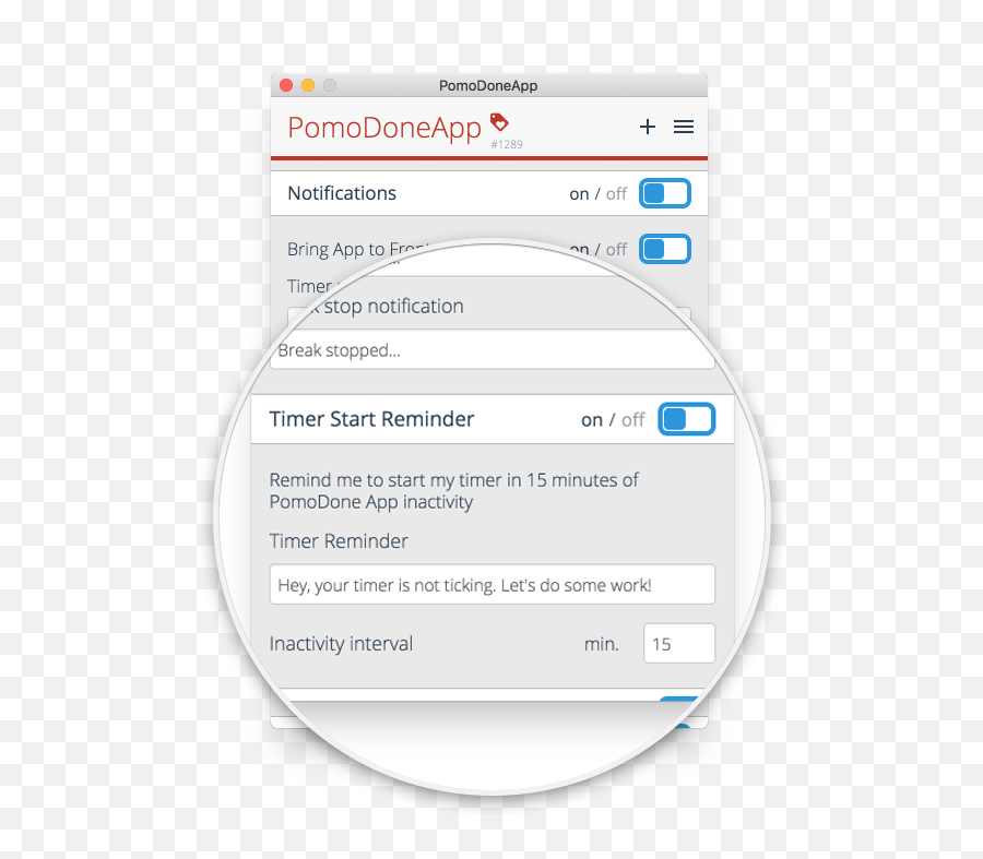 Everything You Need To Know About Pomodone App Settings - Dot Png,Icon X Ambient Sound Not Working