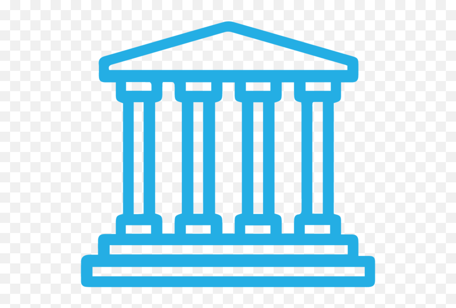 Pillars - Blue4x Core Banking System Icon Full Size Png Pillars Icon Transparent,Use Clipart For System Icon