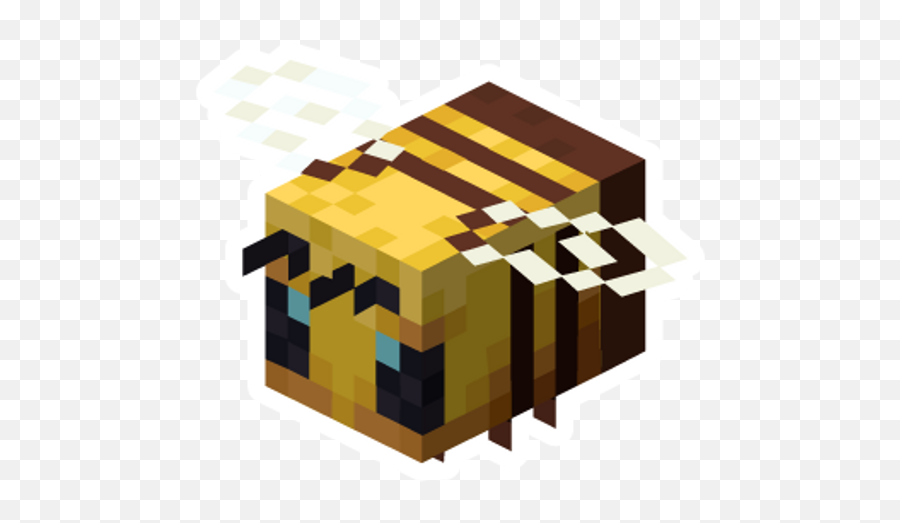 Minecraft Bee - Sticker Mania Minecraft Bee Png,Cubeworld Icon