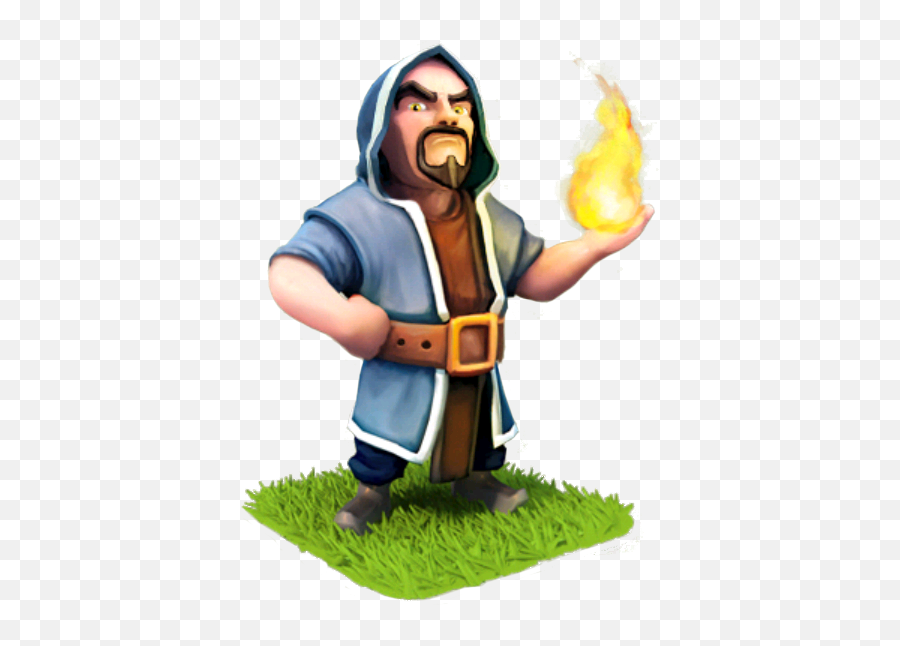 Library Of Clash Clans Wizard Png Files - Wizard From Clash Royale,Clash Of Clans Png