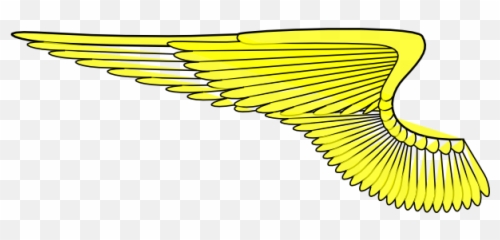 Gold Wings Clip Art - Golden Wing Clip Art Png,Gold Wings Png