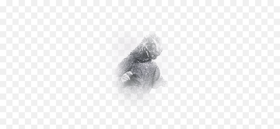 Tcm Monster Of The Month Godzilla King Kaiju - Figure Drawing Png,Godzilla Transparent