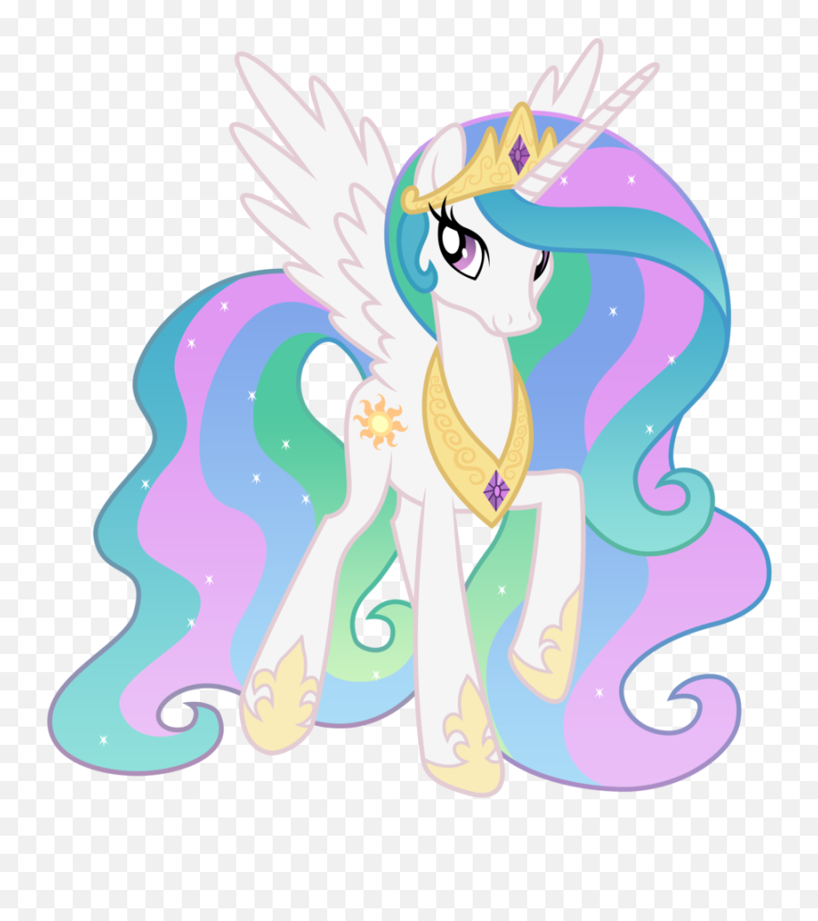 Download Hd Fanmade Princess Celestia - My Little Pony Princess Celestia Png,Pony Png