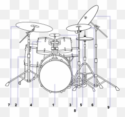 Rim Mount - Wikipedia Different Types Of Drums png