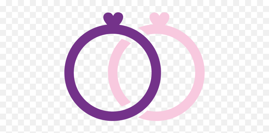 Purple Pink Wedding Rings - Transparent Png U0026 Svg Vector File Pink Wedding Ring Png,Rings Png