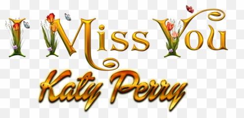 Katy Perry Missing You Name Png