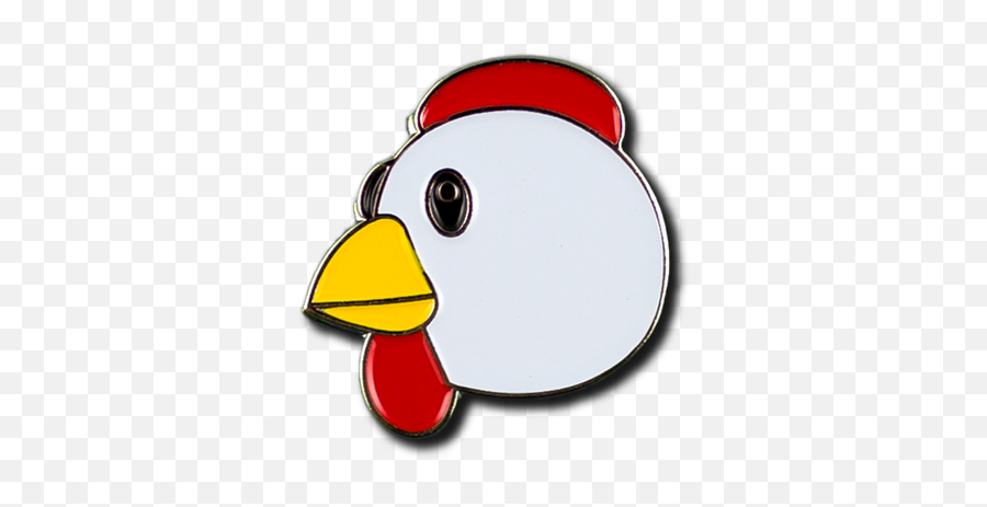 Chicken Emoji Pin - Dot Png,Team Speak Icon
