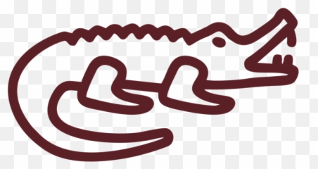 Httpsxpressmeatmarketcom Xpress Meat Market - Simple Alligator Outline png