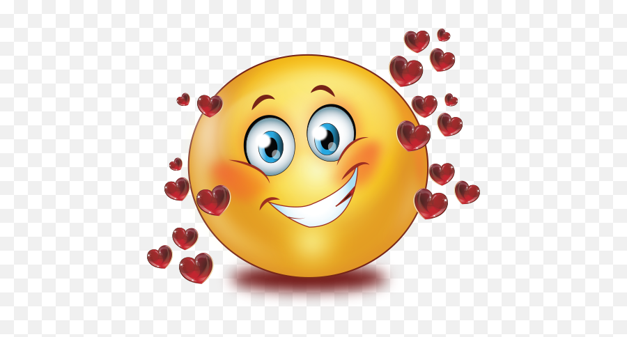 In Love With Red Glossy Hearts Emoji Png Facebook Sticker Icon