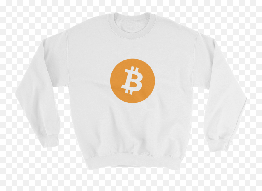 The Original Bitcoin Logo Sweatshirt Png Transparent