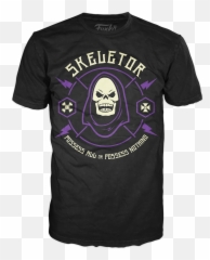New Funko Shop Exclusives - Skeletor Tee And Butterhorn Png,Skeletor Png