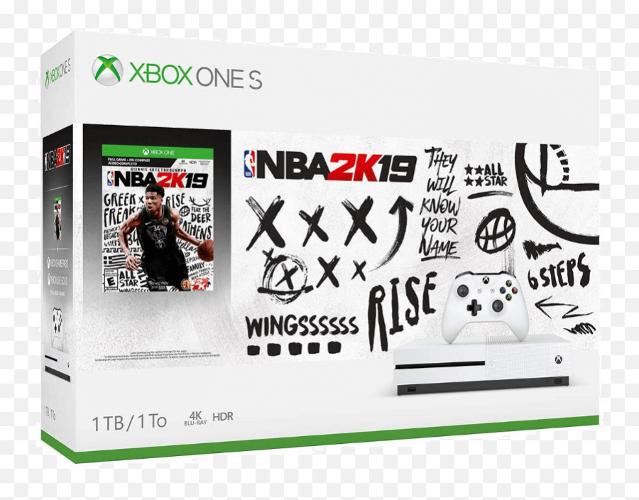 Xbox One S 1tb Nba 2k19 Microsoft Buy - Xbox One S Nba 2k19 Bundle Png,Nba 2k19 Logo Png