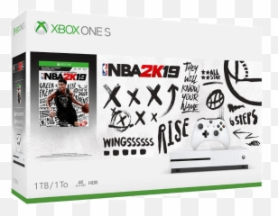 Xbox One S 1tb Nba 2k19 Microsoft Buy - Xbox One S Nba 2k19 Bundle Png,Nba 2k19 Logo Png