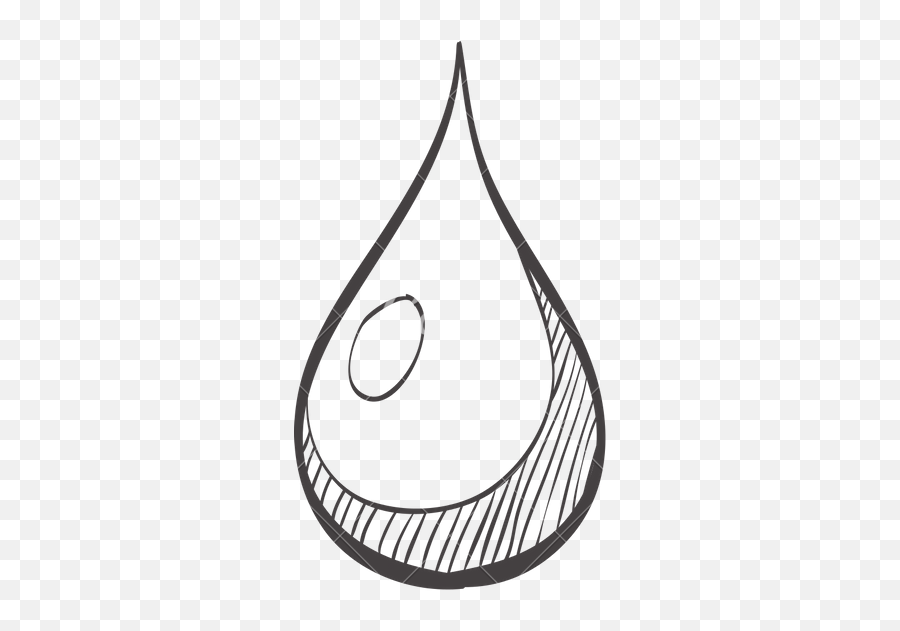 Drawn Water Droplets Icon - Drawing Sketch Water Drop Full Water Drop Drawing Easy Png,Droplets Png