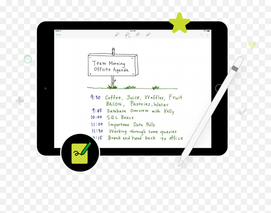 The Digital Handwriting App Exclusively For Ipad Penultimate - Tablet Computer Png,Ipad Transparent Background