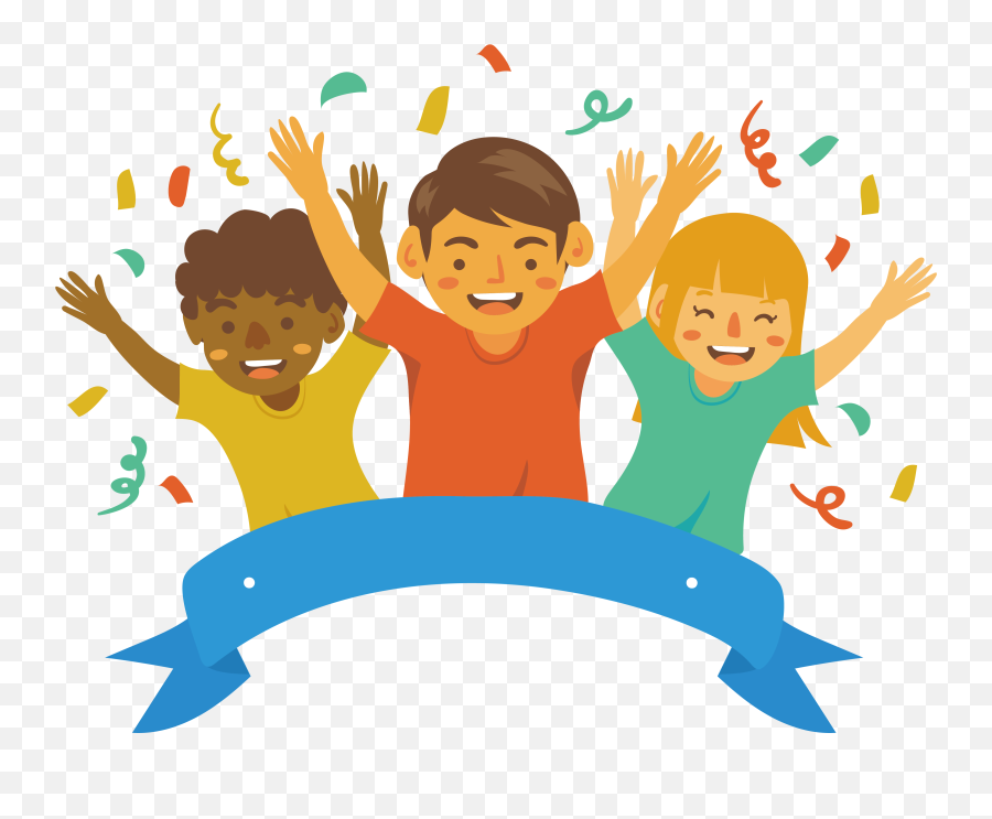 Download Clip Art Royalty Free Icon Three Cheering - Kids Cheering Clipart Png,Royalty Png