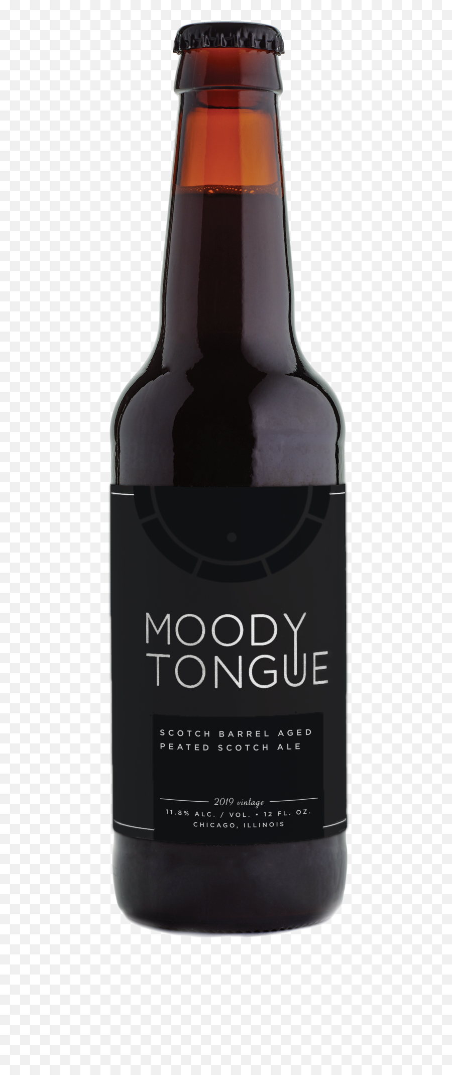Scotch Barrel Aged Peated Ale Moody Tongue - Borg Brugghús Png,Jack Daniels Bottle Png