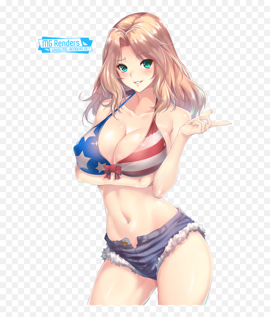 Anime Girl Bikini Transparent Png Sexy Kay Girl Und Panzer Free Transparent Png Images Pngaaa Com