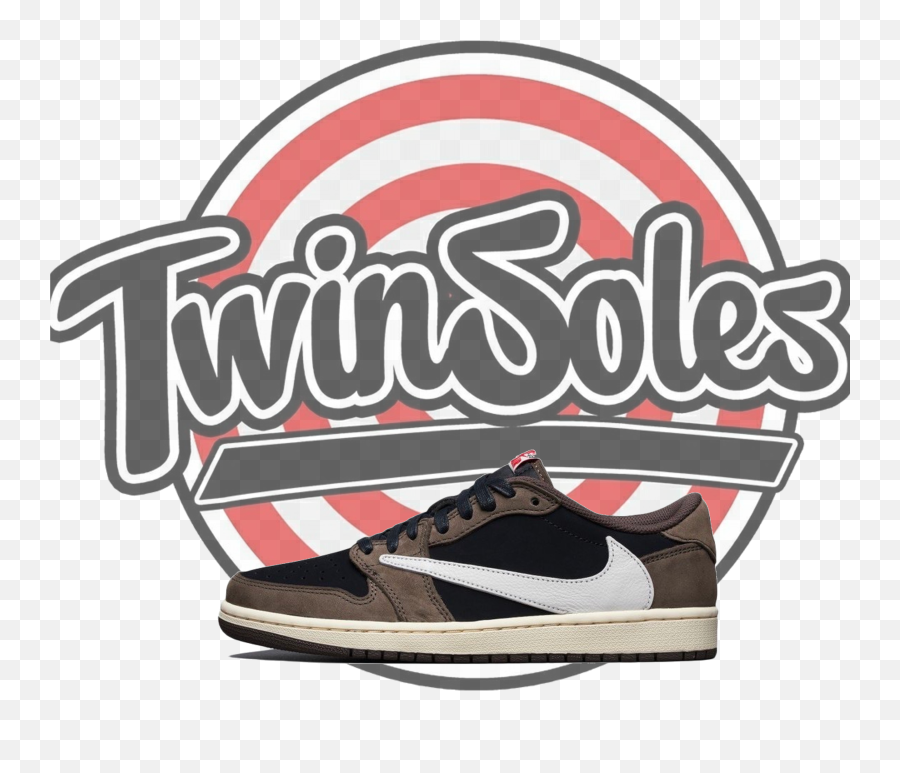 Jordan Retro 1 Low Travis Scott Twin - Soles Skate Shoe Png,Travis Scott Png