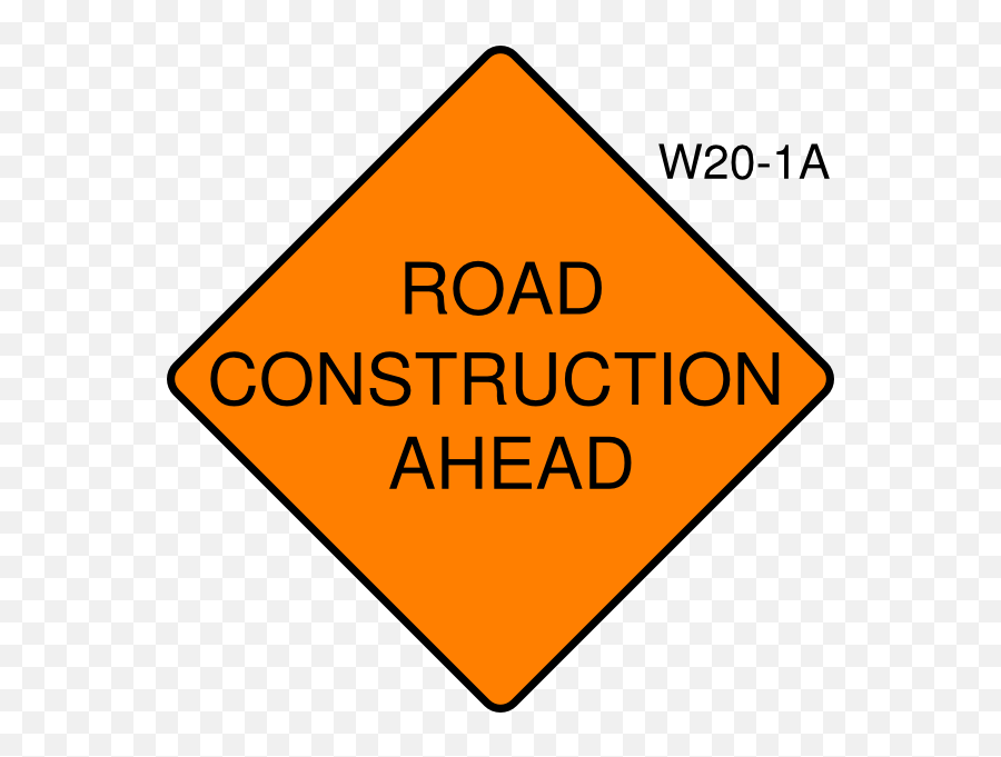 Fcrc48 Free Clipart Road Construction Today1582173495 - Traffic Sign Png,Construction Sign Png