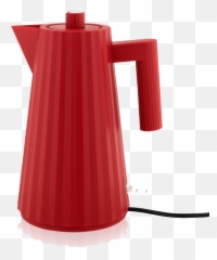 The Very Chic Plissé Electric Kettle - Plastics Le Mag Alessi Kettle Png,Kettle Png