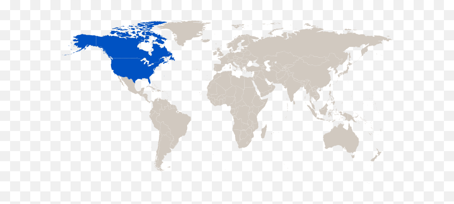 Blue - Canada World Map Png,World Clipart Png