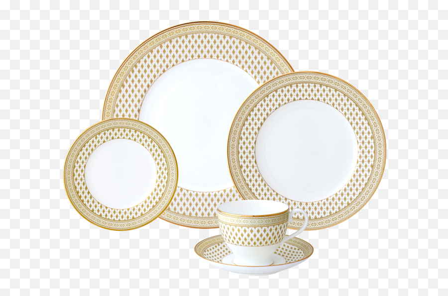 Granada Gold 5 - Piece Place Setting Table Service Png,Place Setting Png