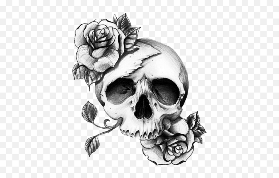 Skeleton Hand Holding Rose Drawing - Skull And Heart Drawing Png,Skeleton Hand Png